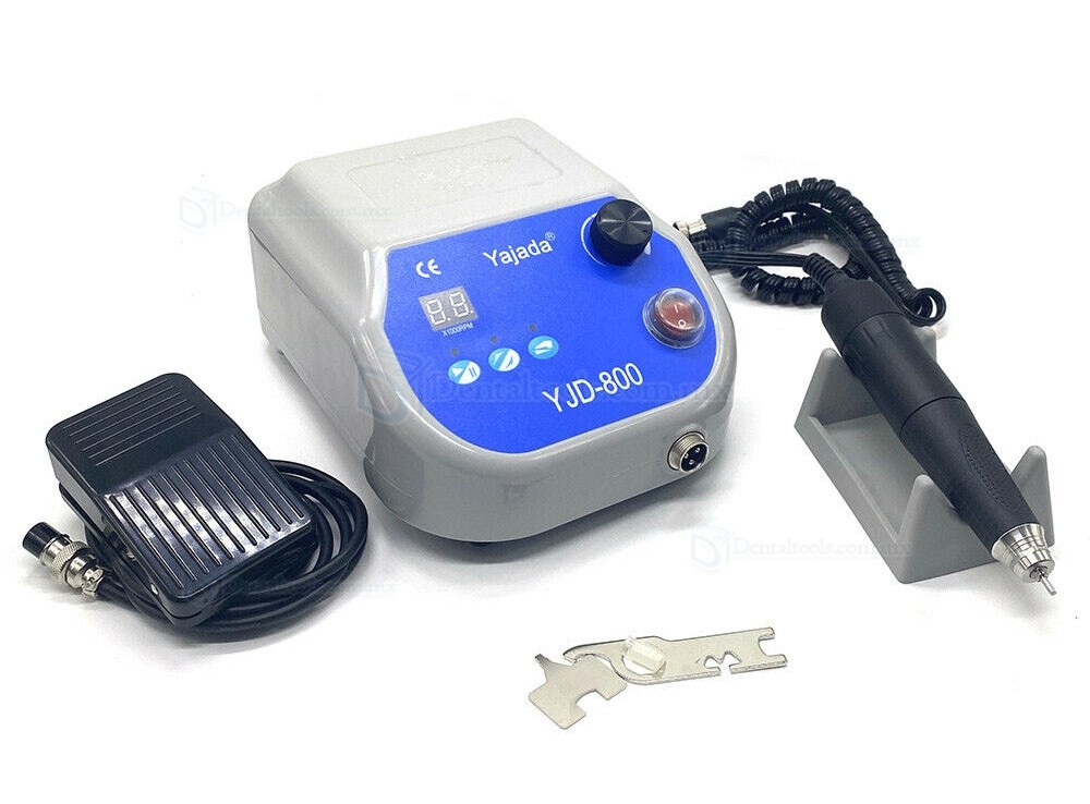 Yajiada YJD-800 Micromotor pulidor dental sin escobillas con pieza de mano de 50000RPM